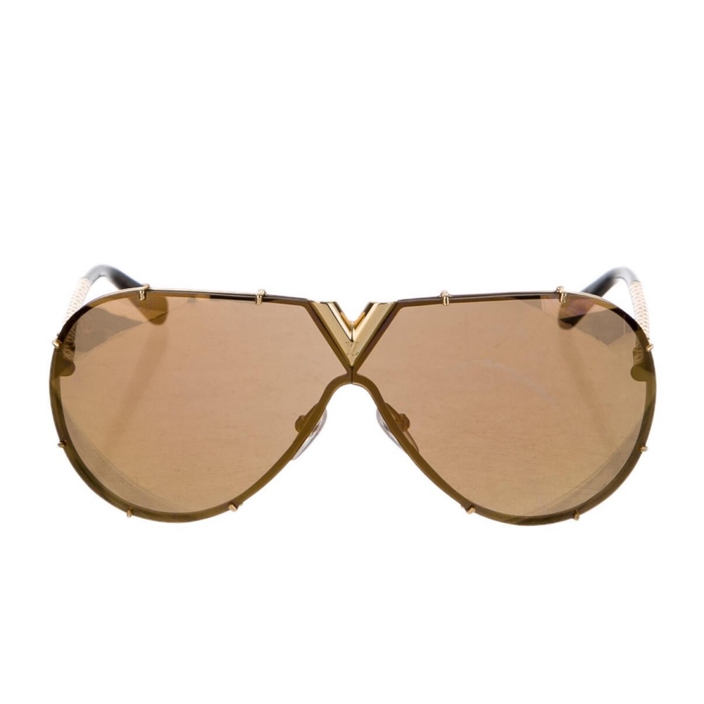 RARE unisex Louis Vuitton Gold Drive Sunglasses